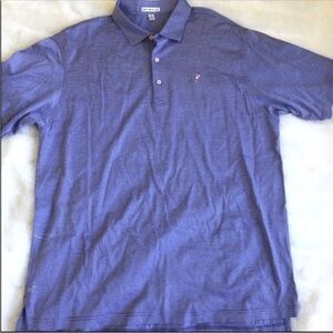 Peter Millar Blue Golf Polo‎ Shirt Crown XL